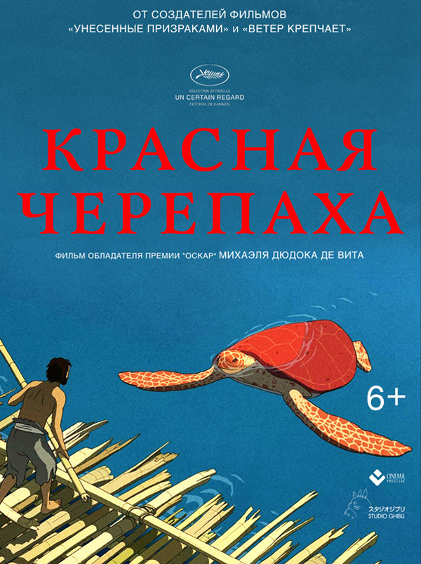 Красная черепаха, постеры. 